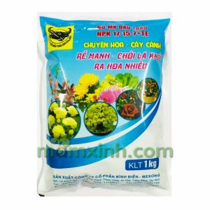 Phân Bón Đầu Trâu NPK 17-15-7+TE Túi 1kg