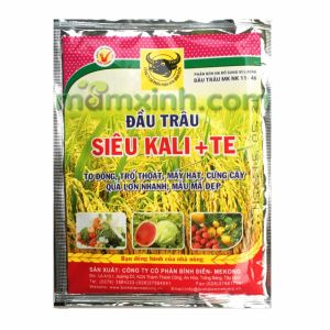 Phân Bón Đầu Trâu Siêu Kali TE Nuôi Trái Nuôi Hạt Gói 25gr