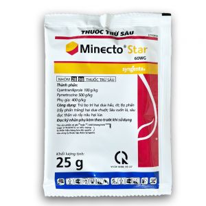 Thuốc Trừ Sâu, Đặc Trị Bọ Trĩ Minecto Star 60WG Syngenta (Gói 25g)